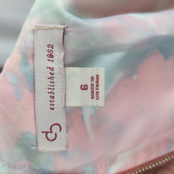 CB Established 1962 Floral Sleeveless  Dress Sz 6 - Picture 6 of 8